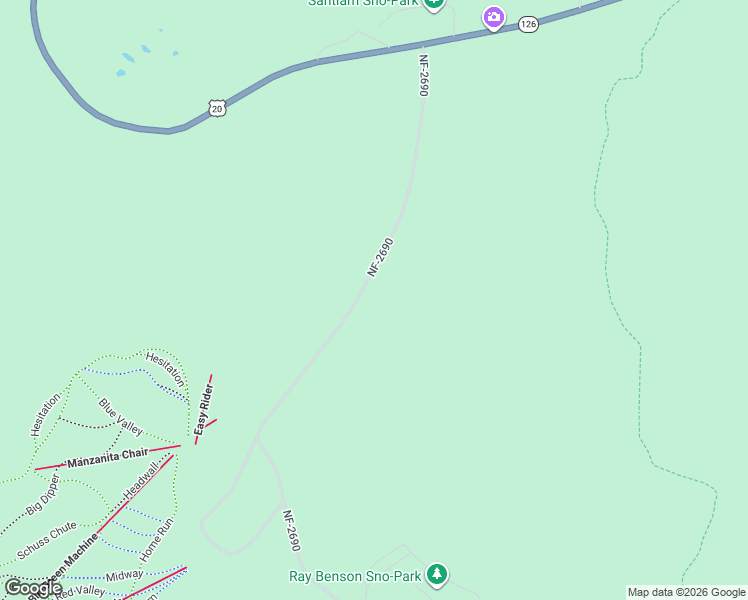 map of restaurants, bars, coffee shops, grocery stores, and more near in Santiam Junction