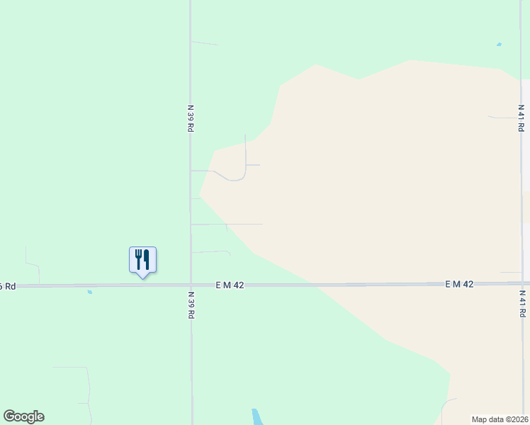 map of restaurants, bars, coffee shops, grocery stores, and more near 301 Prince Lane in Manton