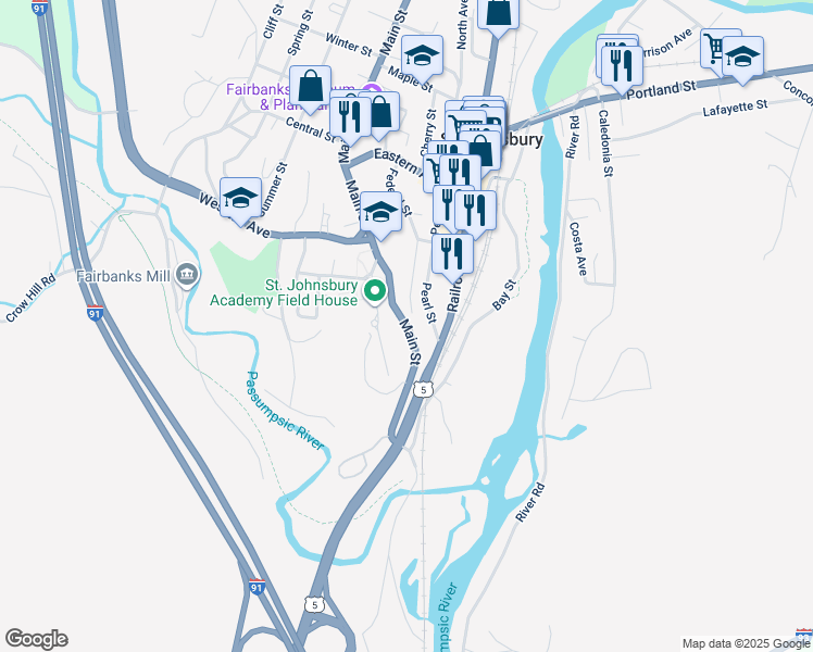 Main Street, Saint Johnsbury VT Walk Score