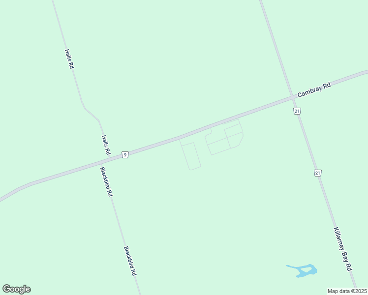 map of restaurants, bars, coffee shops, grocery stores, and more near Vista Drive in Kawartha Lakes