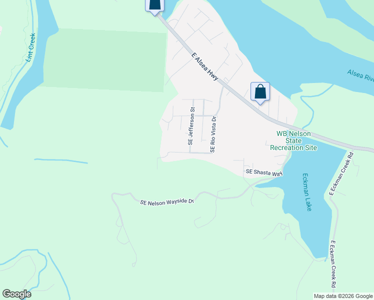 map of restaurants, bars, coffee shops, grocery stores, and more near 1680 Southeast Jefferson Street in Waldport