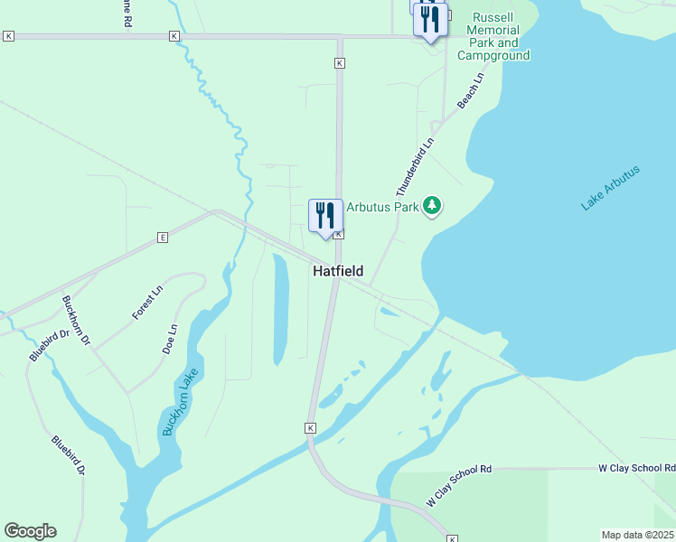 map of restaurants, bars, coffee shops, grocery stores, and more near in Hatfield