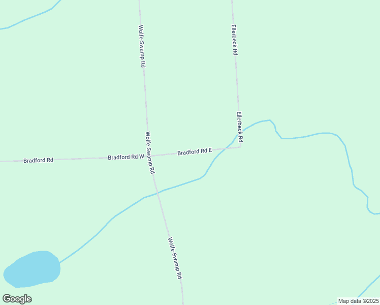 map of restaurants, bars, coffee shops, grocery stores, and more near 4452 Bradford Road East in Harrowsmith