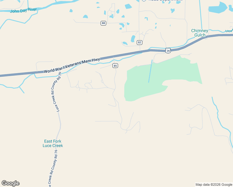 map of restaurants, bars, coffee shops, grocery stores, and more near 27618 La Costa Avenue in John Day