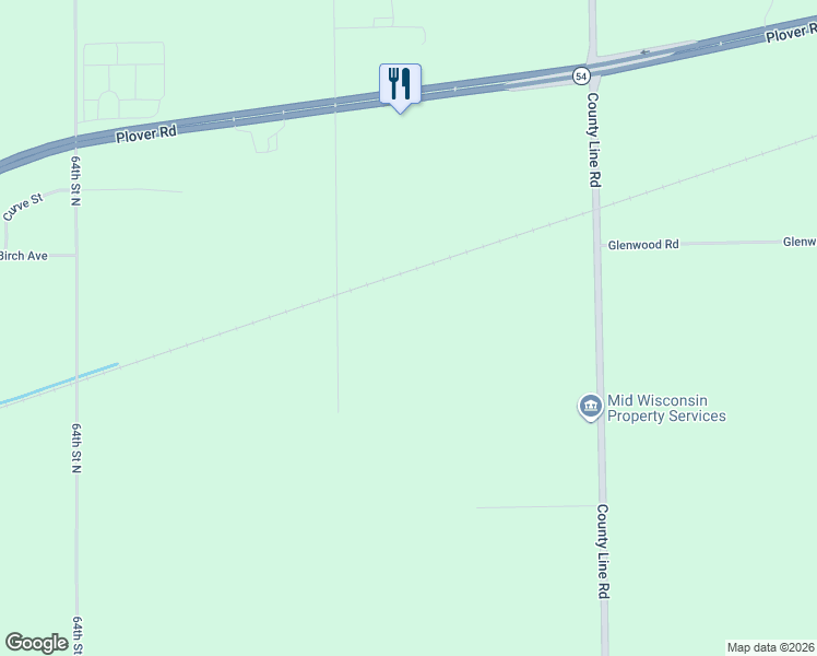 map of restaurants, bars, coffee shops, grocery stores, and more near 2810 72nd Street North in Wisconsin Rapids