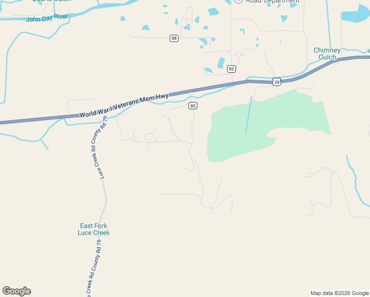 map of restaurants, bars, coffee shops, grocery stores, and more near 27618 La Costa Avenue in John Day