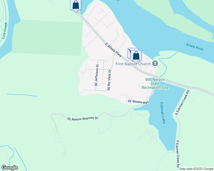 map of restaurants, bars, coffee shops, grocery stores, and more near 1349-1599 SE Washington St in Waldport