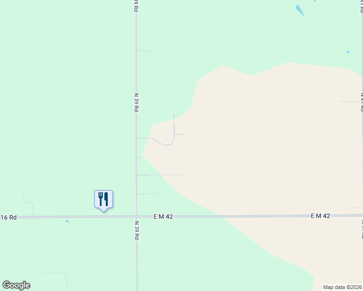 map of restaurants, bars, coffee shops, grocery stores, and more near 301 Prince Lane in Manton