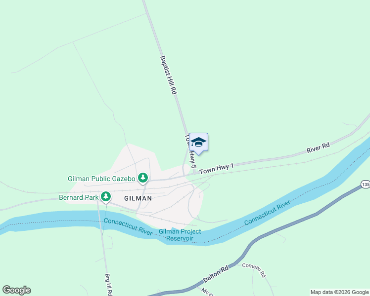 map of restaurants, bars, coffee shops, grocery stores, and more near 2720 River Road in Lunenburg