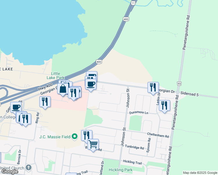 30 Quarry Ridge Road, Barrie ON Walk Score