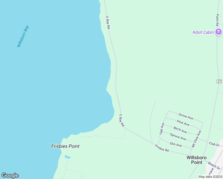 map of restaurants, bars, coffee shops, grocery stores, and more near 71 Corlear Drive in Willsboro