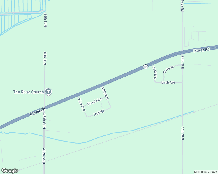 map of restaurants, bars, coffee shops, grocery stores, and more near 5510 Plover Road in Wisconsin Rapids