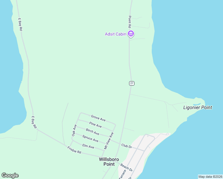 map of restaurants, bars, coffee shops, grocery stores, and more near 767 Point Road in Essex