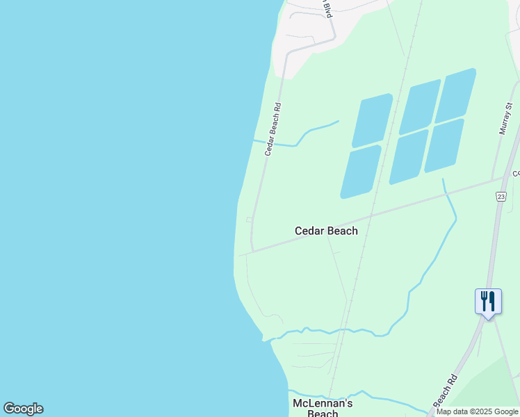 map of restaurants, bars, coffee shops, grocery stores, and more near 37 Cedar Beach Road in Beaverton
