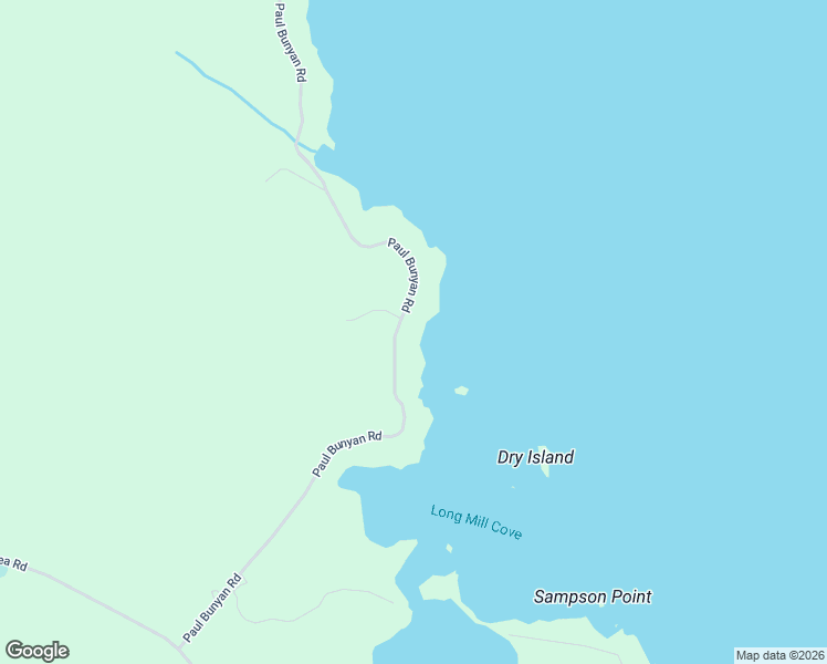 map of restaurants, bars, coffee shops, grocery stores, and more near 175 Paul Bunyan Road in Gouldsboro