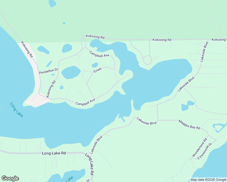 map of restaurants, bars, coffee shops, grocery stores, and more near 8108-8160 Campbell Avenue in Iosco