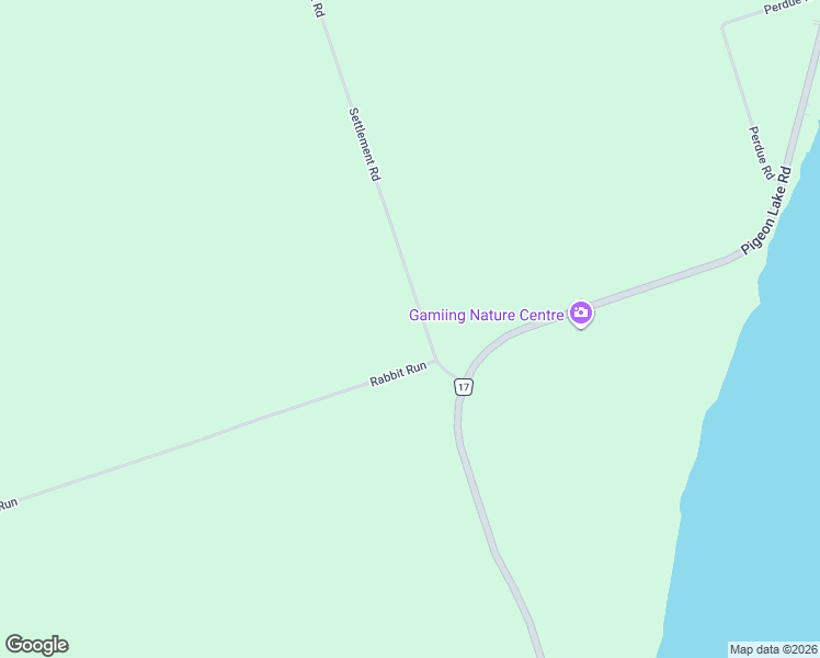 map of restaurants, bars, coffee shops, grocery stores, and more near 32 Settlement Road in Kawartha Lakes