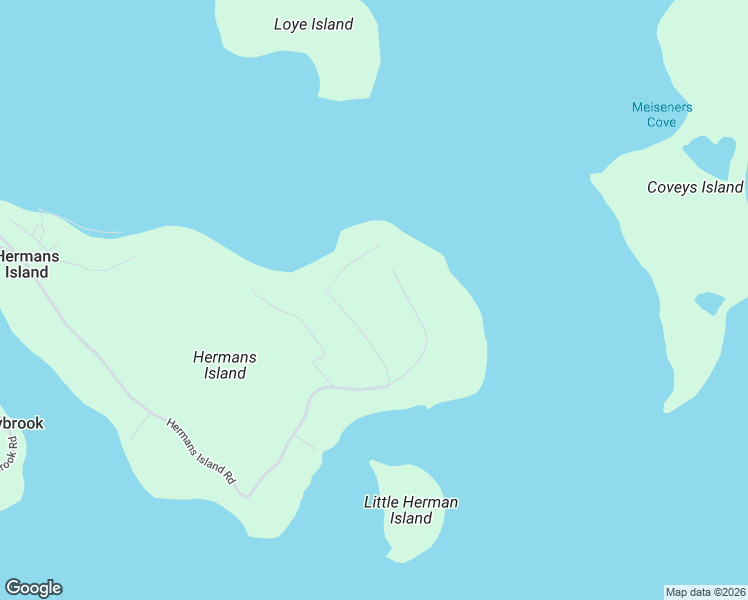 map of restaurants, bars, coffee shops, grocery stores, and more near in Hermans Island