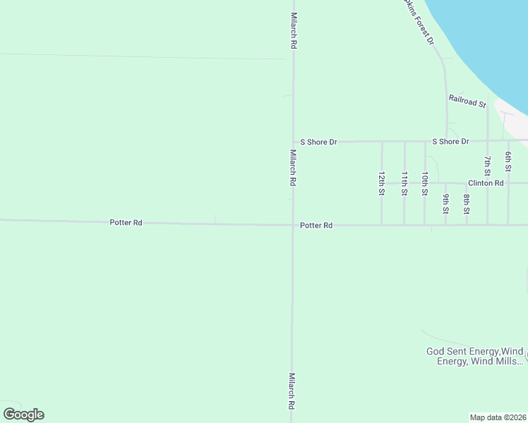 map of restaurants, bars, coffee shops, grocery stores, and more near 5918 Potter Road in Bear Lake