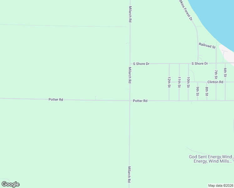 map of restaurants, bars, coffee shops, grocery stores, and more near 5918 Potter Road in Bear Lake