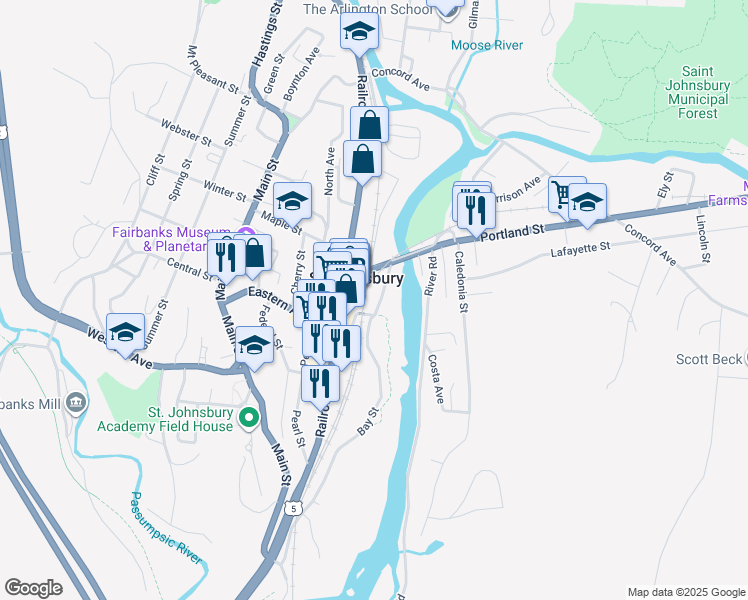 184 Bay Street, St. Johnsbury VT Walk Score