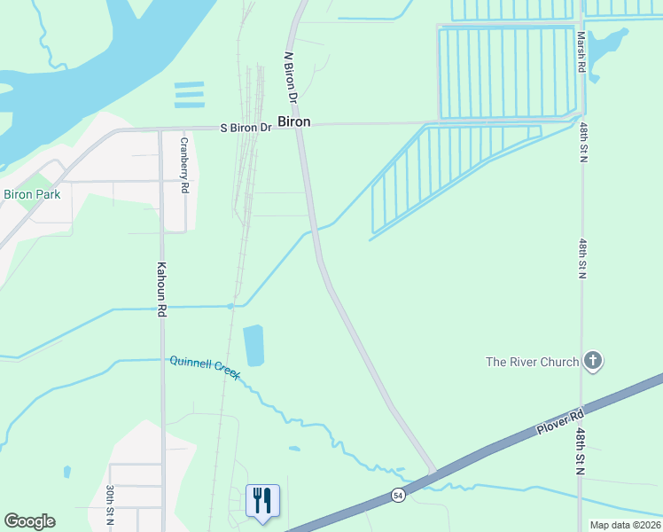 map of restaurants, bars, coffee shops, grocery stores, and more near 3370 Eagle Road in Wisconsin Rapids