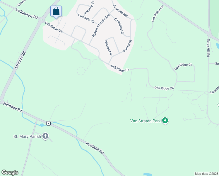 map of restaurants, bars, coffee shops, grocery stores, and more near 4500 Scenic Way in De Pere