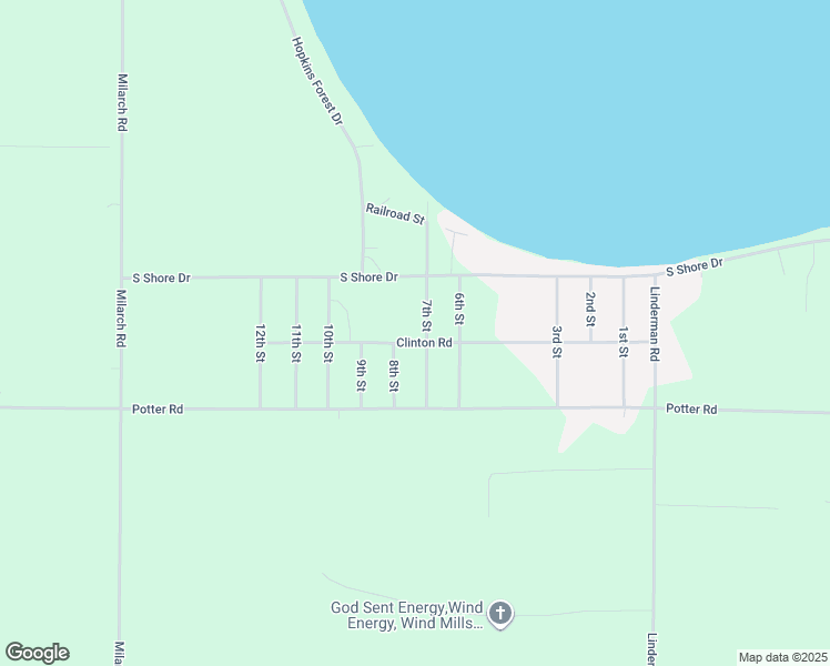 map of restaurants, bars, coffee shops, grocery stores, and more near 12150 7th Street in Bear Lake
