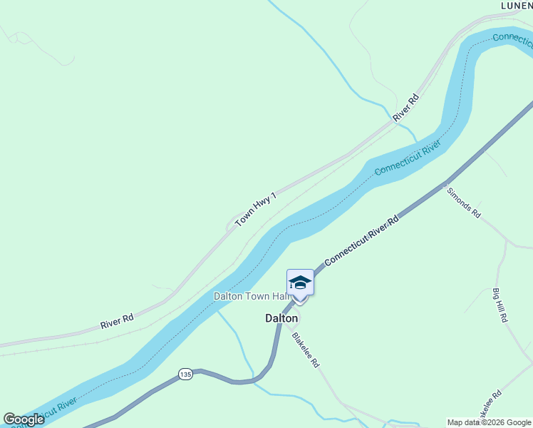 map of restaurants, bars, coffee shops, grocery stores, and more near 2183 River Road in Lunenburg