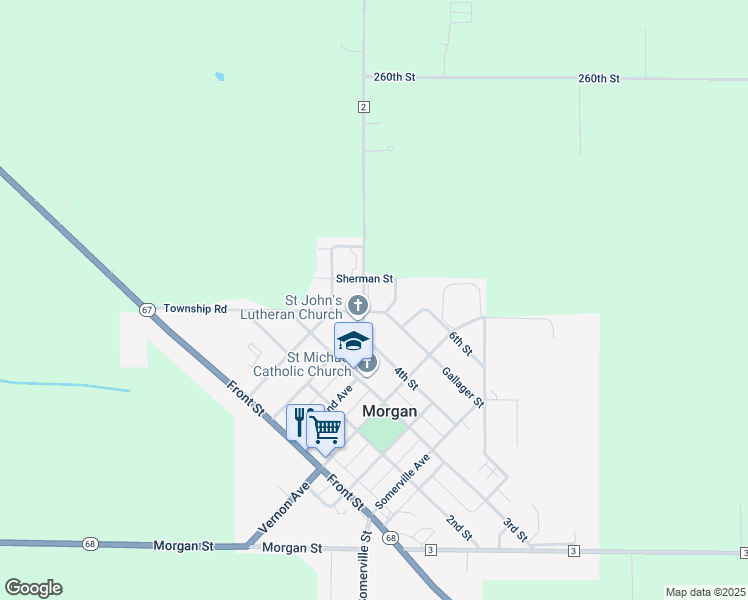 map of restaurants, bars, coffee shops, grocery stores, and more near 603 Carleton Avenue in Morgan