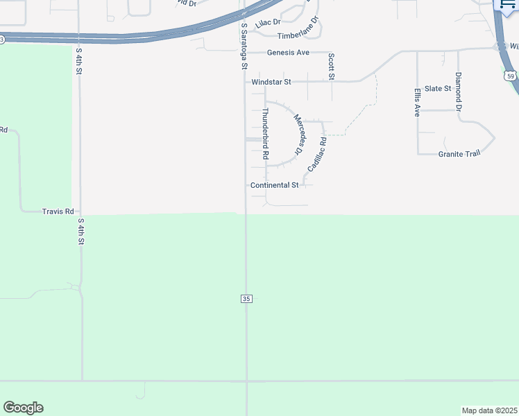 map of restaurants, bars, coffee shops, grocery stores, and more near 1816 Thunderbird Road in Marshall