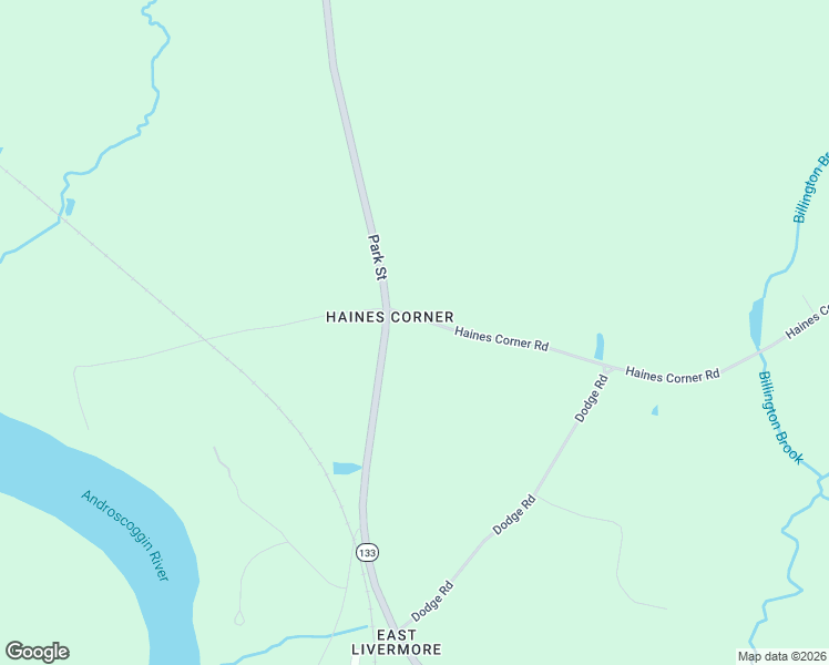 map of restaurants, bars, coffee shops, grocery stores, and more near 12 Haines Corner Road in Livermore Falls