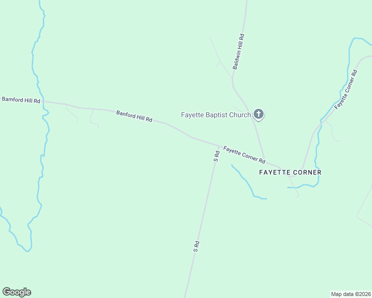 map of restaurants, bars, coffee shops, grocery stores, and more near Banford Hill Road in Fayette
