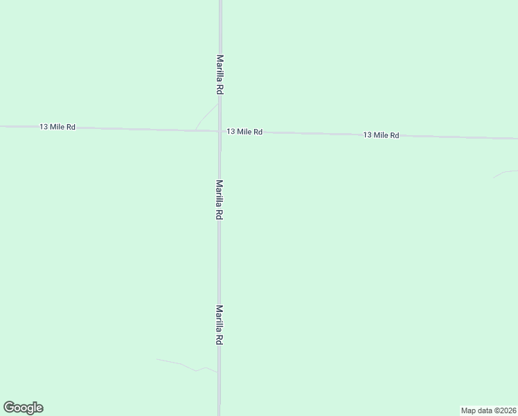 map of restaurants, bars, coffee shops, grocery stores, and more near 12653-12999 Marilla Road in Copemish