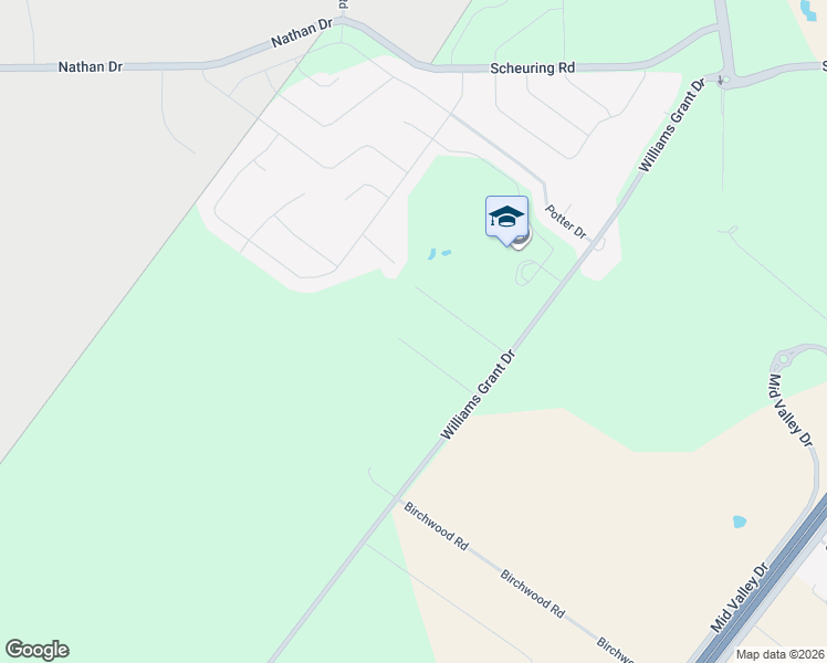 map of restaurants, bars, coffee shops, grocery stores, and more near 2353 Clem Lane in De Pere