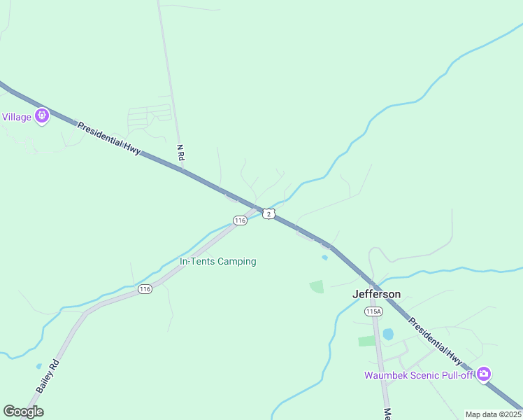 map of restaurants, bars, coffee shops, grocery stores, and more near 685 Presidential Highway in Jefferson