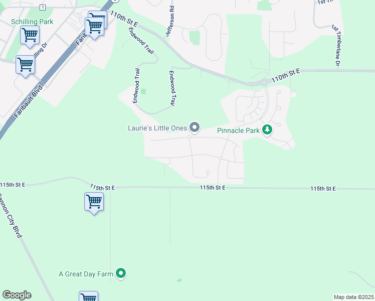 map of restaurants, bars, coffee shops, grocery stores, and more near 1270 Bridgewater Parkway in Dundas