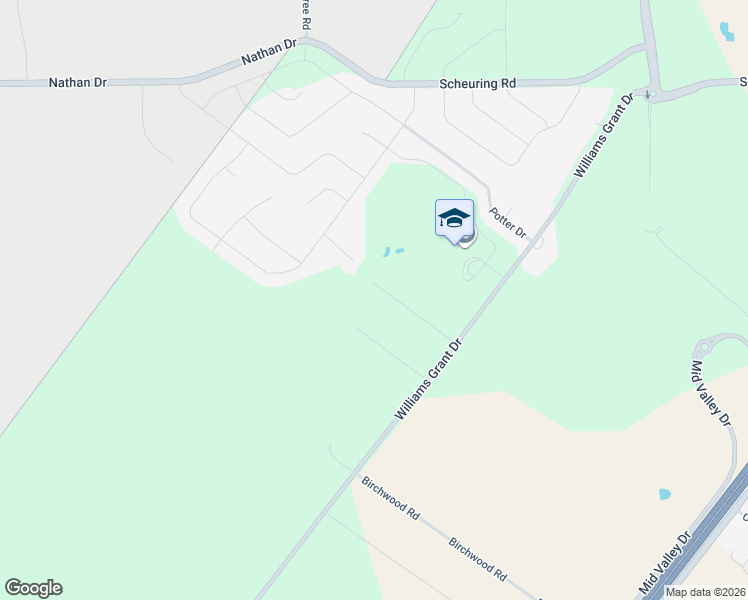 map of restaurants, bars, coffee shops, grocery stores, and more near 2353 Clem Ln in De Pere