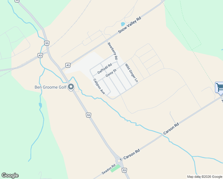 map of restaurants, bars, coffee shops, grocery stores, and more near 15 Sweet Cicely Street in Minesing