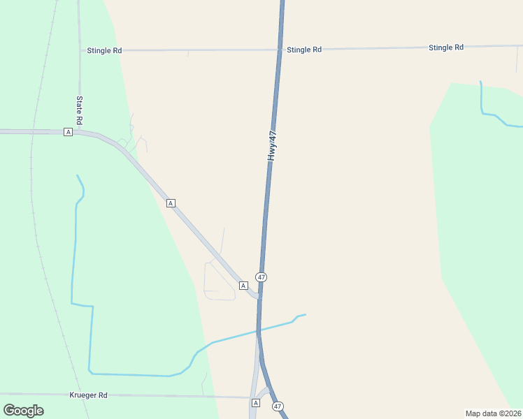 map of restaurants, bars, coffee shops, grocery stores, and more near N5107 Wisconsin 47 in Black Creek