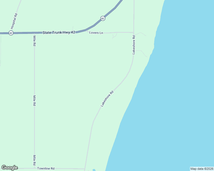 map of restaurants, bars, coffee shops, grocery stores, and more near N2729 Lakeshore Road in Kewaunee