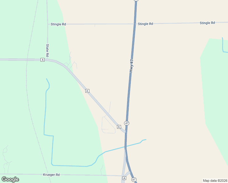 map of restaurants, bars, coffee shops, grocery stores, and more near N5107 Wisconsin 47 in Black Creek