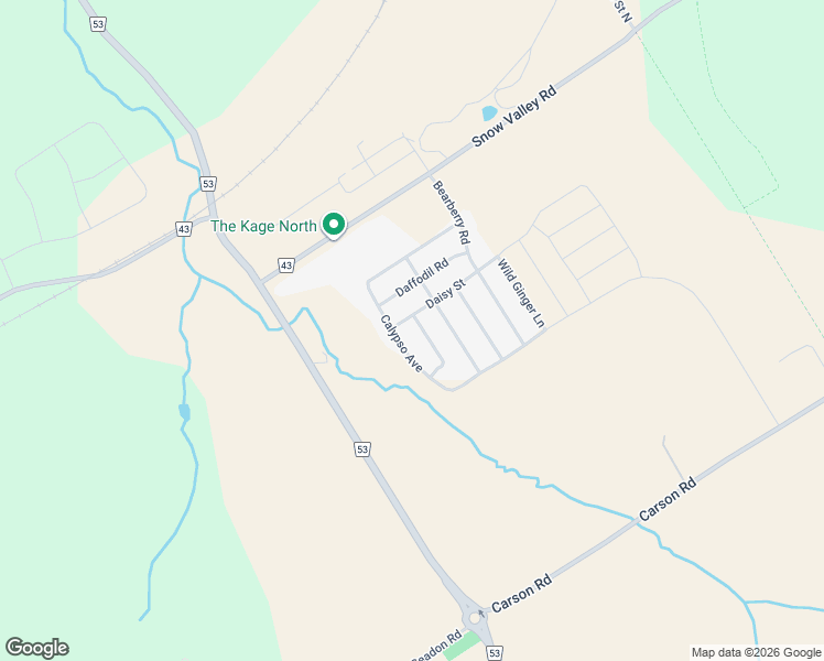 map of restaurants, bars, coffee shops, grocery stores, and more near 1497 Snow Valley Road in Minesing