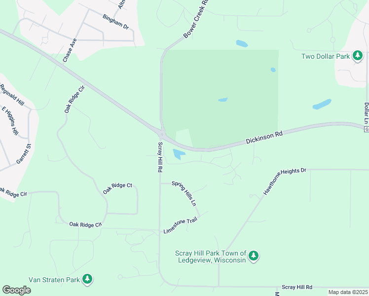 map of restaurants, bars, coffee shops, grocery stores, and more near 3051 Dickinson Road in De Pere
