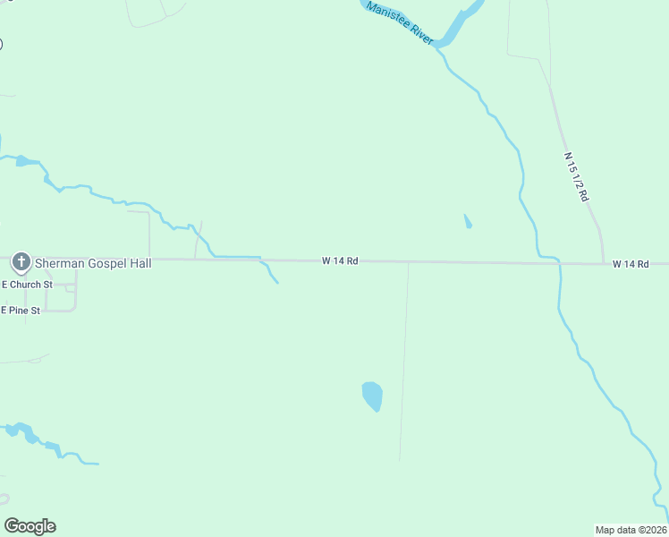 map of restaurants, bars, coffee shops, grocery stores, and more near 5001-5331 West 14 Road in Mesick
