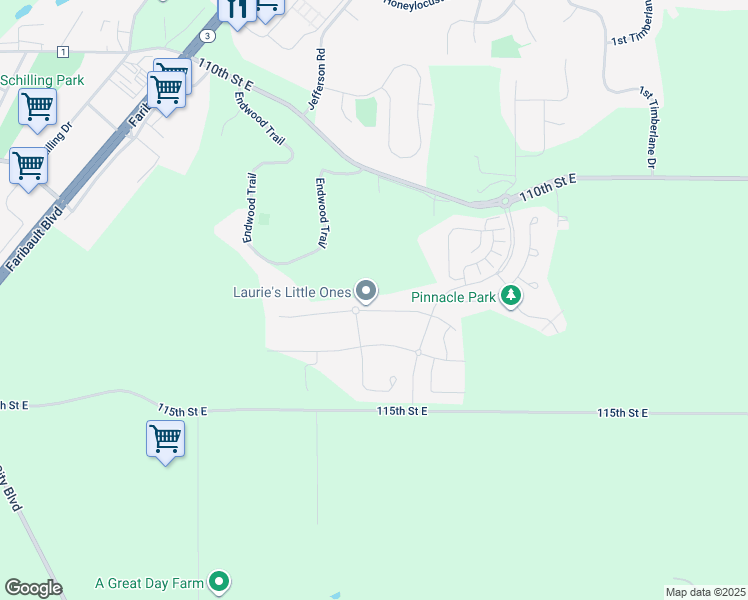 map of restaurants, bars, coffee shops, grocery stores, and more near 1398 Bluff Street in Dundas