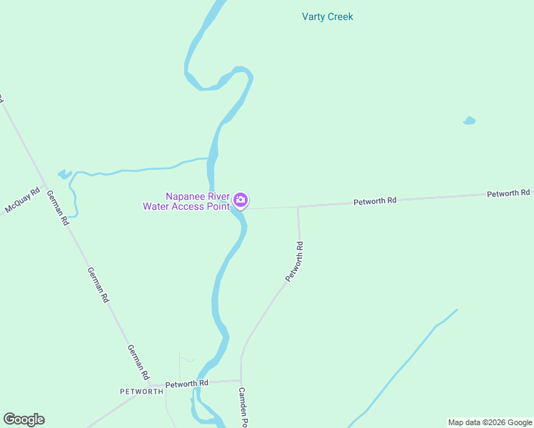 map of restaurants, bars, coffee shops, grocery stores, and more near 1013 River Road in Harrowsmith