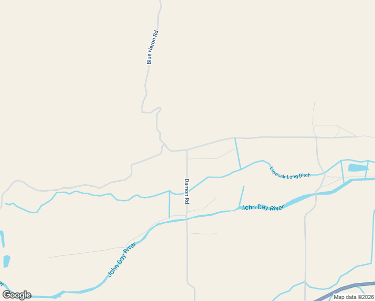 map of restaurants, bars, coffee shops, grocery stores, and more near 27781 Blue Heron Road in John Day