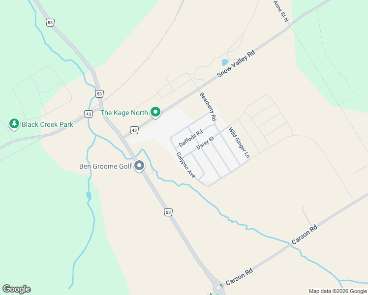 map of restaurants, bars, coffee shops, grocery stores, and more near in Minesing