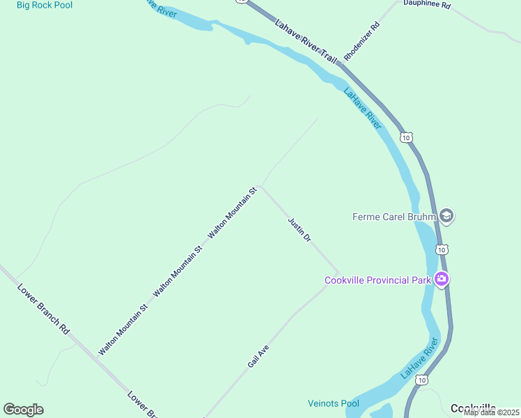 map of restaurants, bars, coffee shops, grocery stores, and more near 97 Justin Drive in Lower Branch